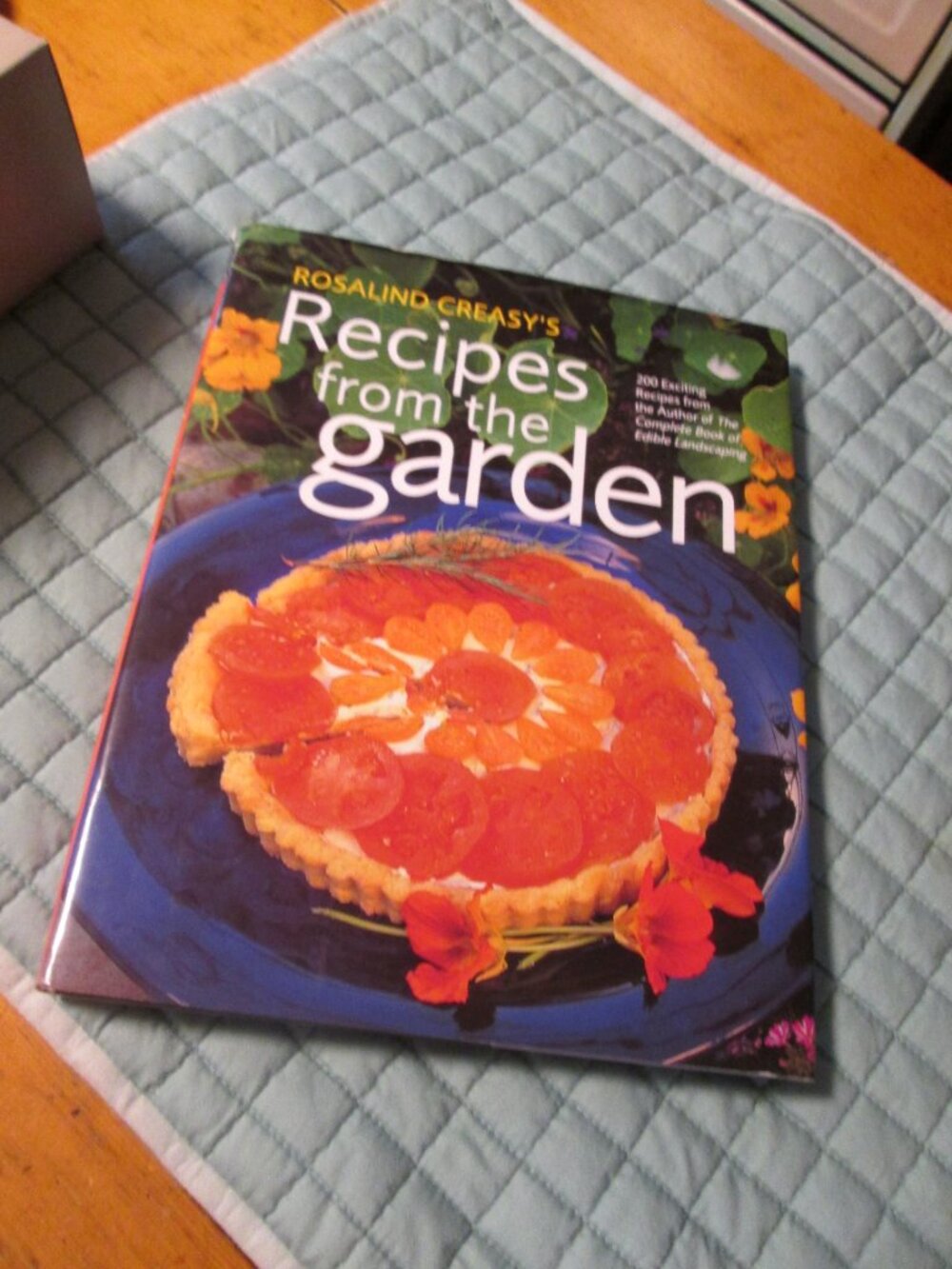 Vtg Recipes from the Garden first edition Rosalind Creasley